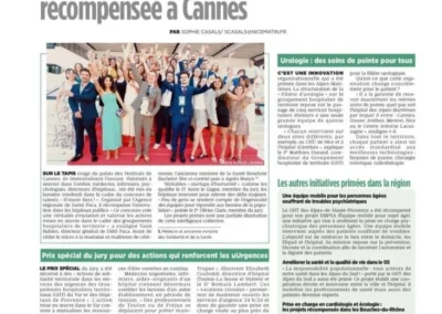L'innovation au service des patients récompensée à Cannes